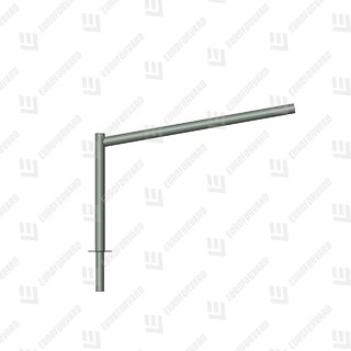 Однорядный однорожковый угловой (ракурс 1)