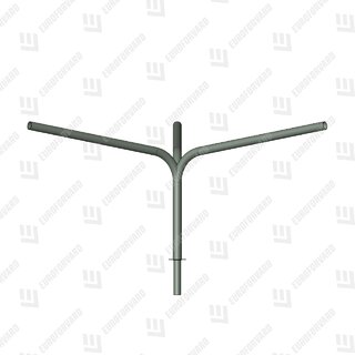 Однорядный трехрожковый радиусный (ракурс 1)