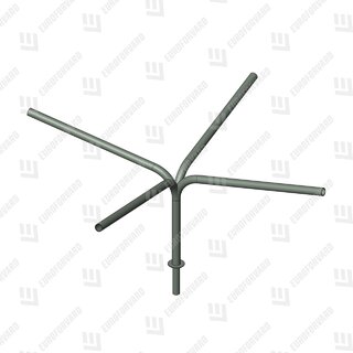 Однорядный четырехрожковый радиусный (ракурс 2)