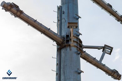 Опори ЛЕП, стовбур опори приближено