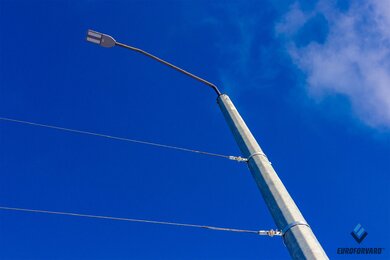 Опори контактної мережі фланцеві, верхівка опори