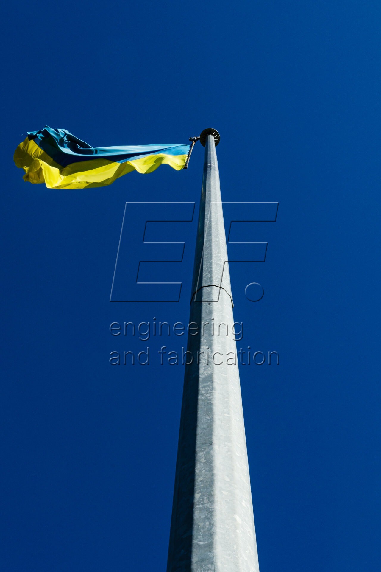 Флагшток, вид на конструкцію знизу