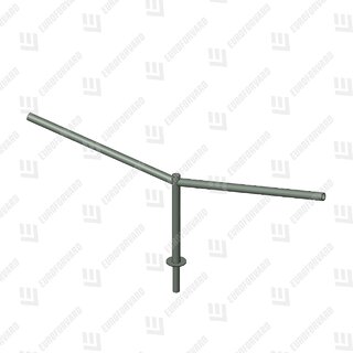 Однорядный двухрожковый угловой (ракурс 2)